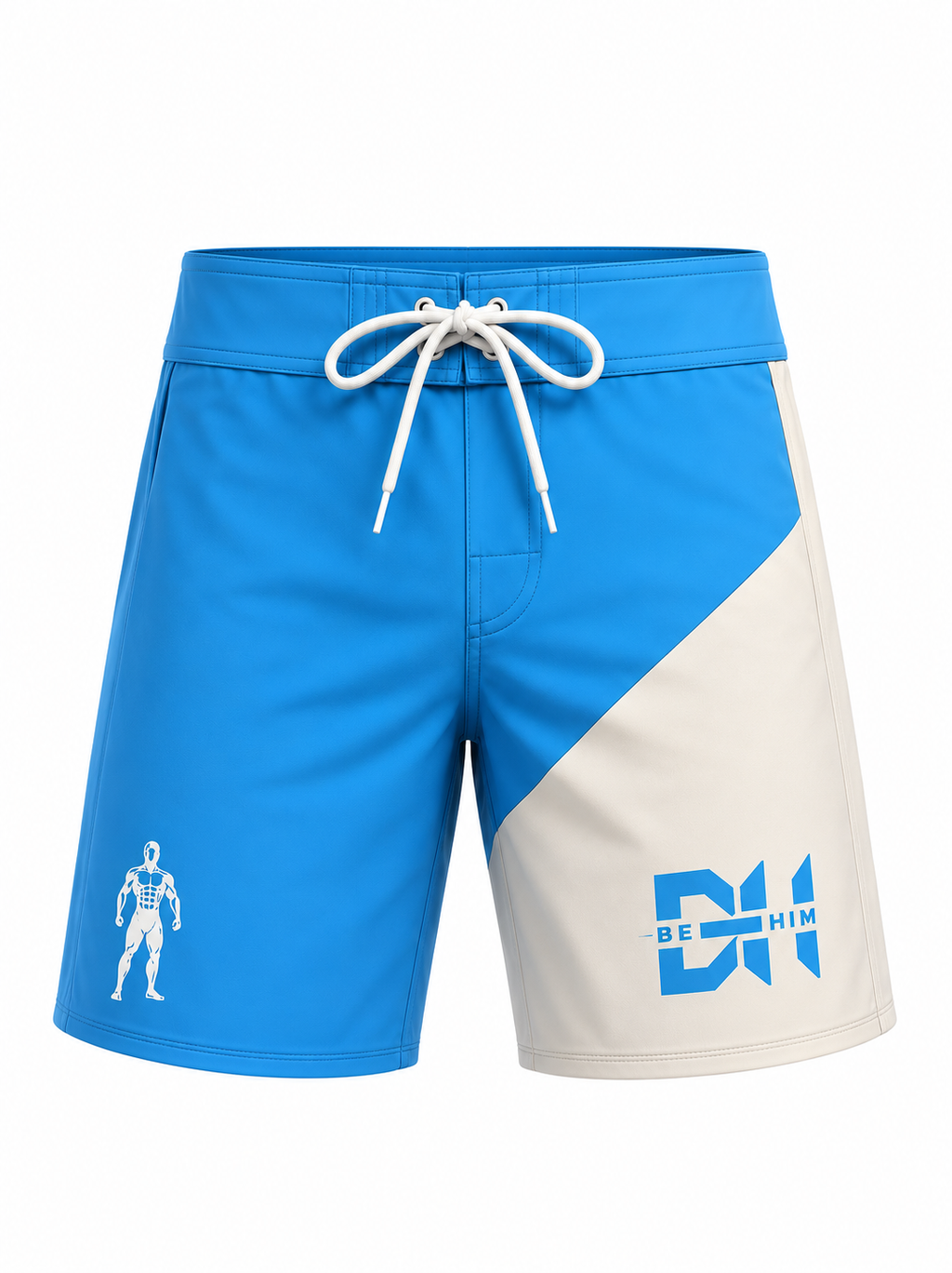 Cloud Nines - BE HIM Men’s Physique Competition Board Shorts (Slim Fit)