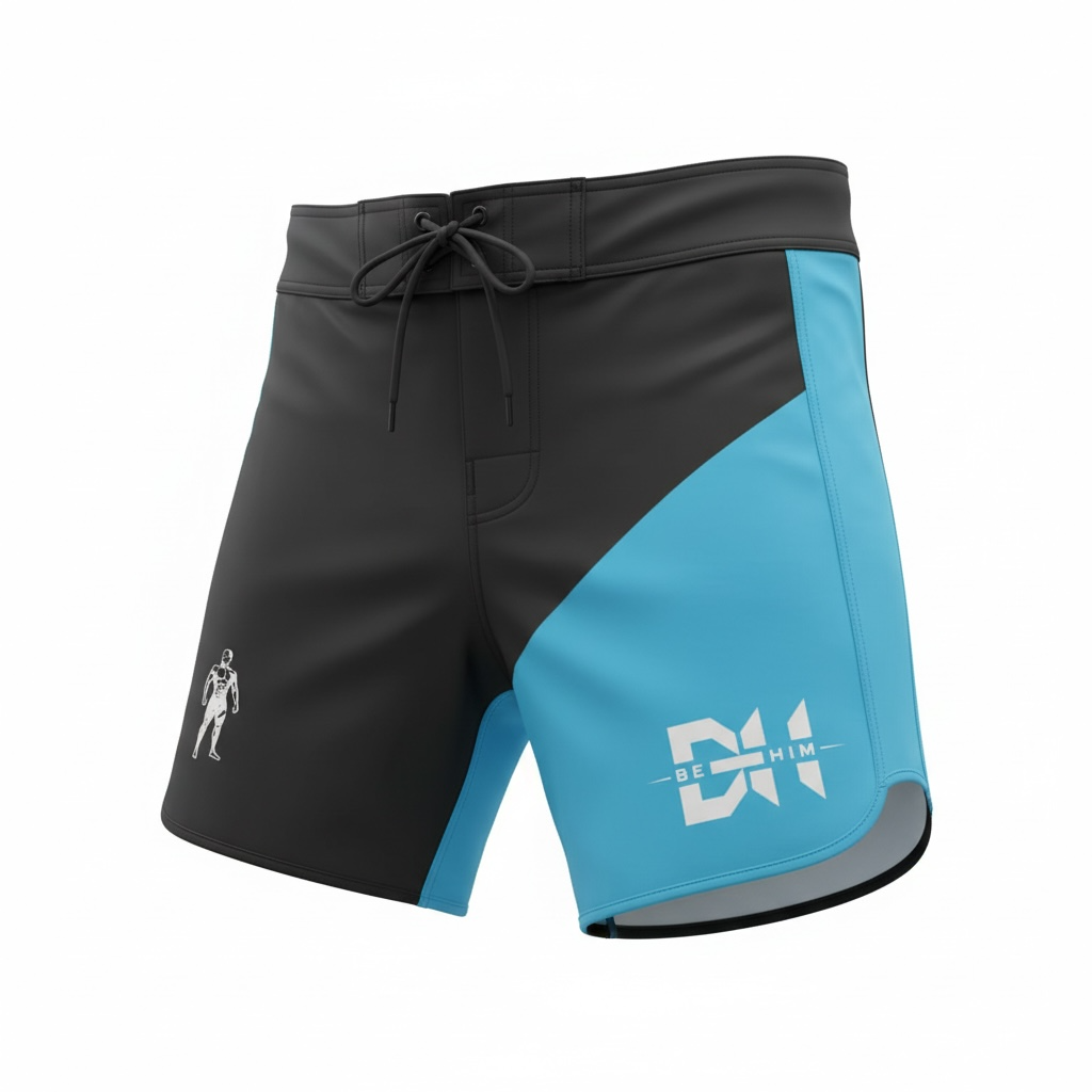 Dark Ice - Men's Physique Competition Board Shorts