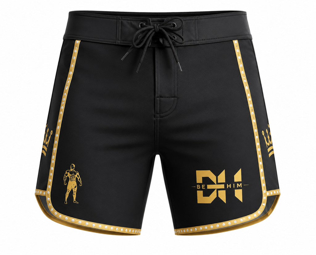 BEHIMIAN KINGS - BE HIM Men’s Physique Competition Board Shorts