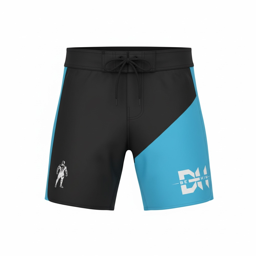 Dark Ice - Men's Physique Competition Board Shorts
