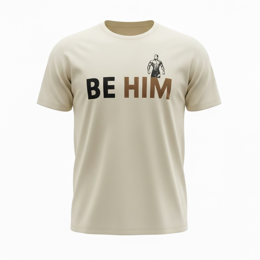 BE HIM Cream T-Shirt