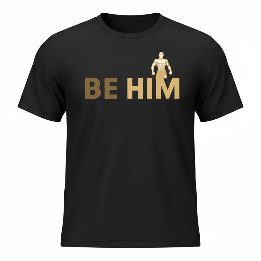 BE HIM Black T-Shirt