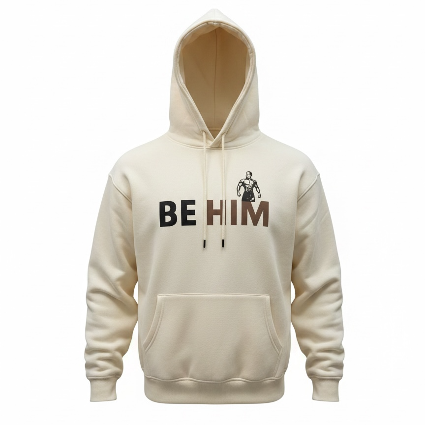 BE HIM Cream Hoodie