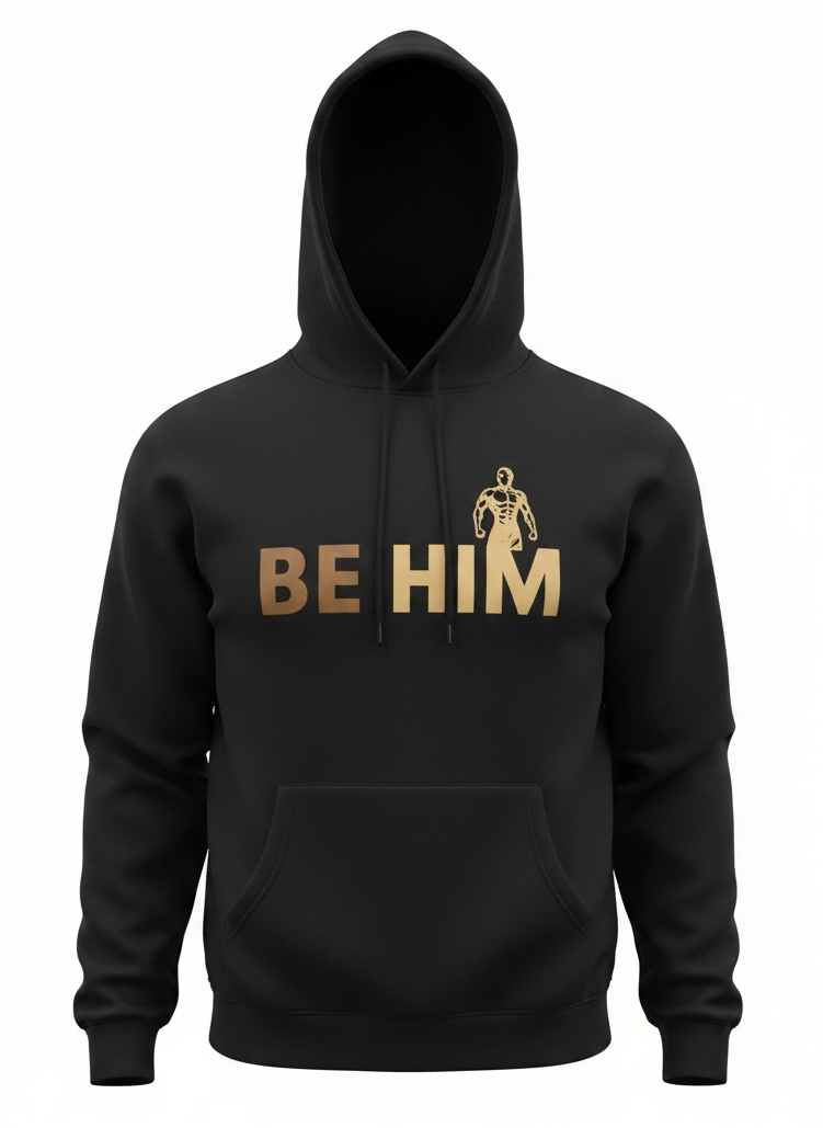 BE HIM Black Hoodie
